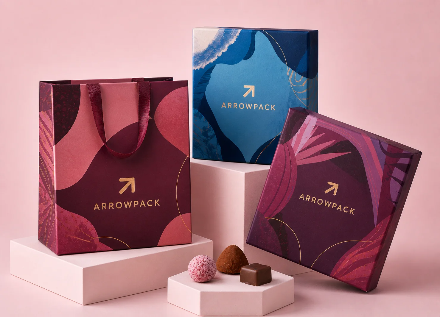 Arrowpack production floor and material library