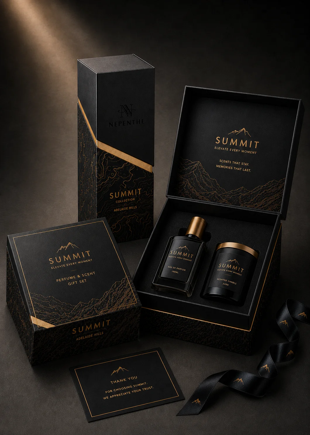 Premium packaging for perfume and essence